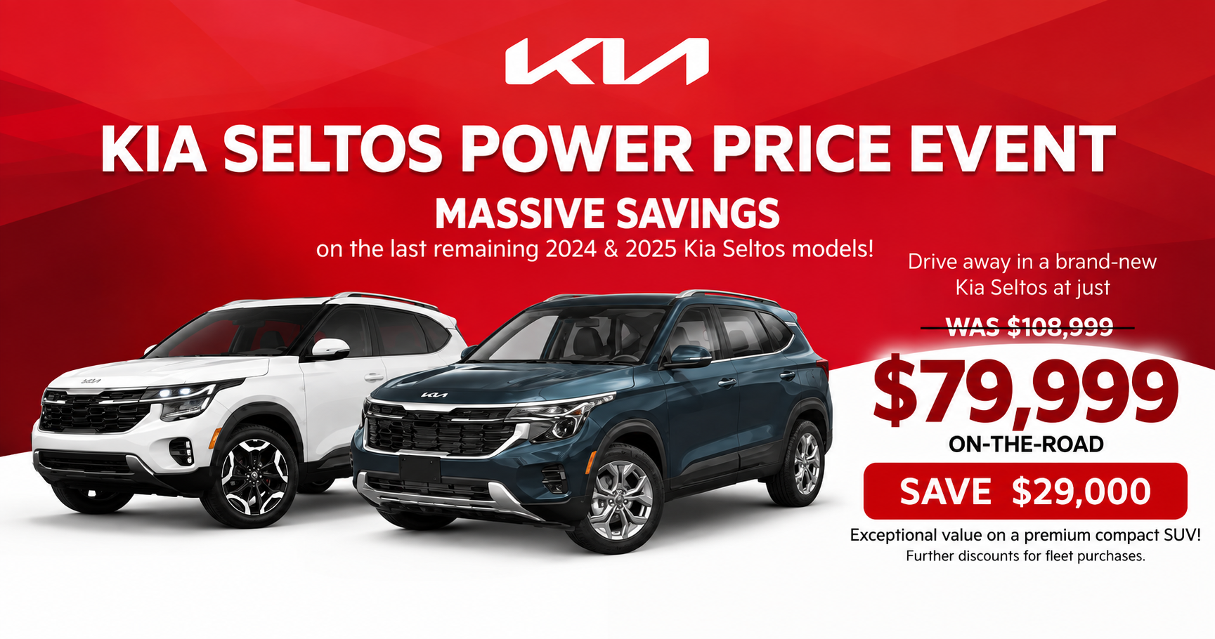 Kia Seltos Power Price Event